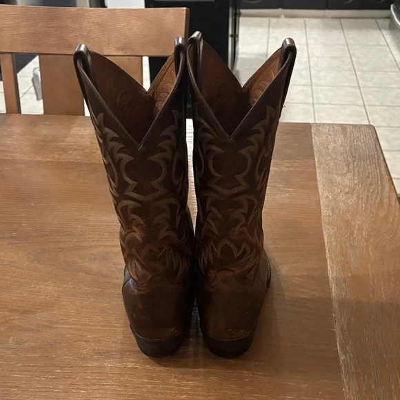 Ariat haritage Dark Brown Western Boots size 8.5 - Picture 7 of 9